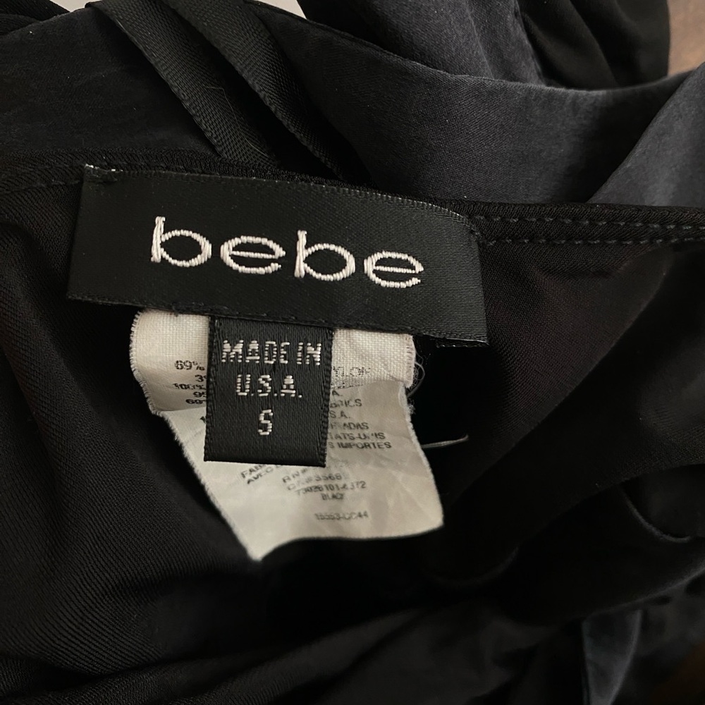 bebe Black Backless Halter Dress - Picture 8 of 8